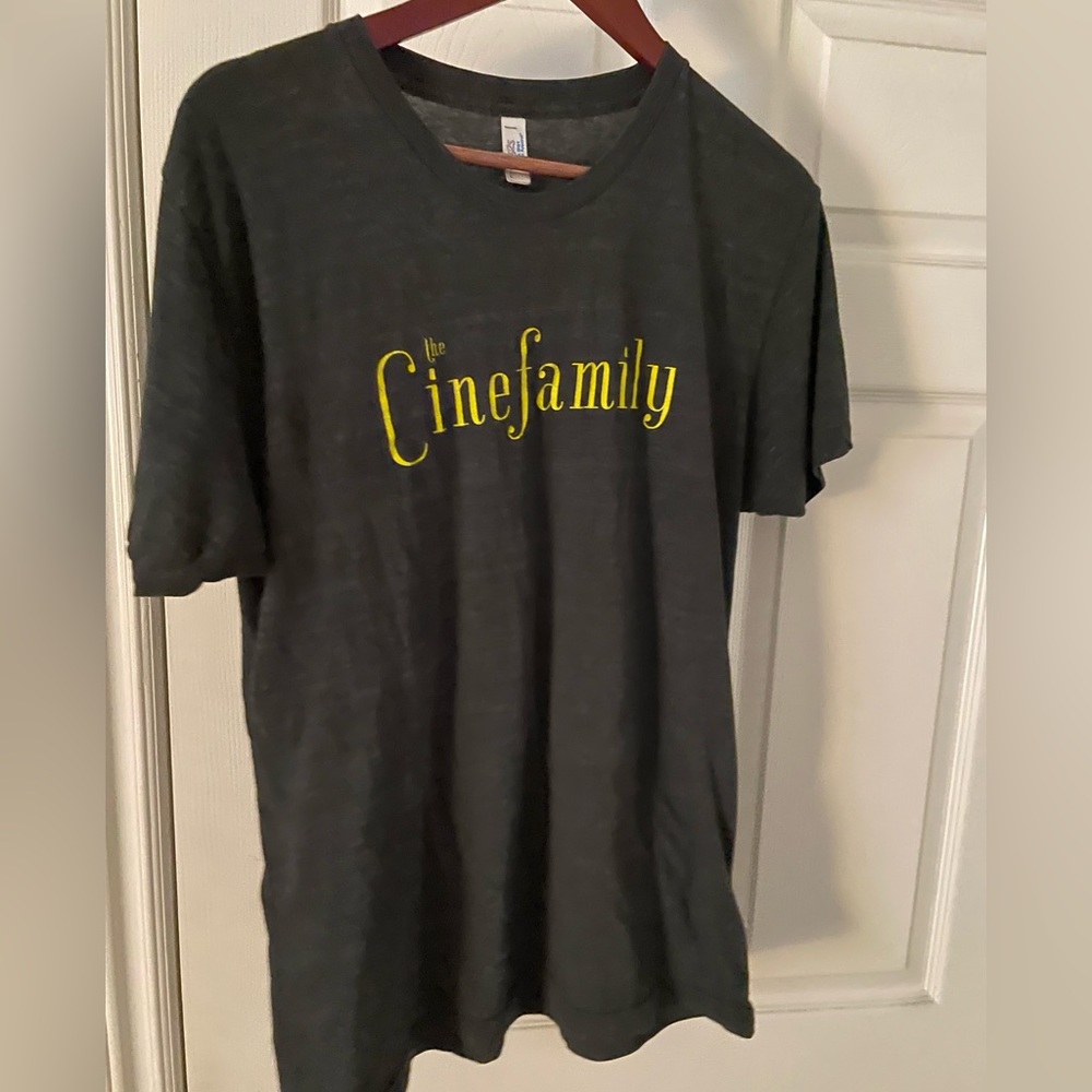 Vintage Cinefamily T-Shirt size Large. Lightweight breathable American Apparel